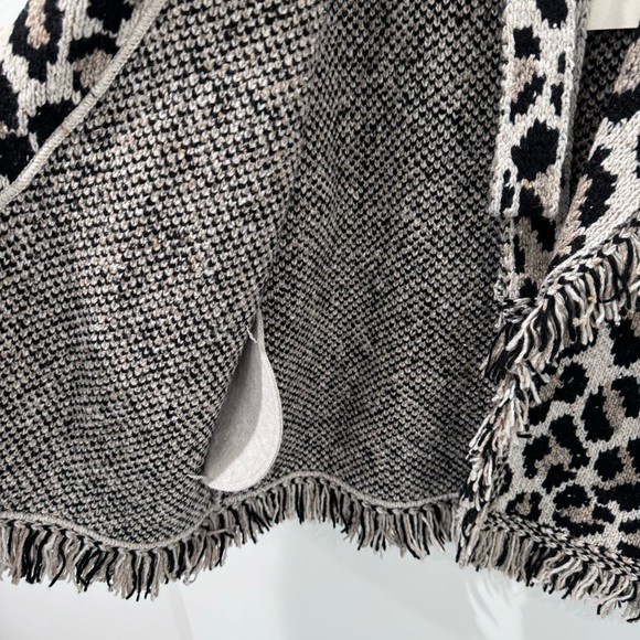 Alanui Kids Wild Spirit Cardigan Leopard Print Size 6 - Picture 9 of 16